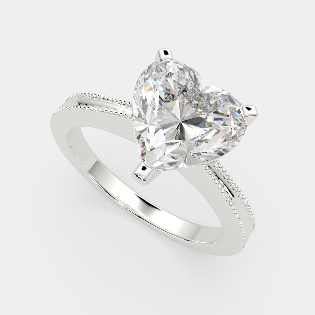 Camilla Heart Cut Solitaire Engagement Ring Setting