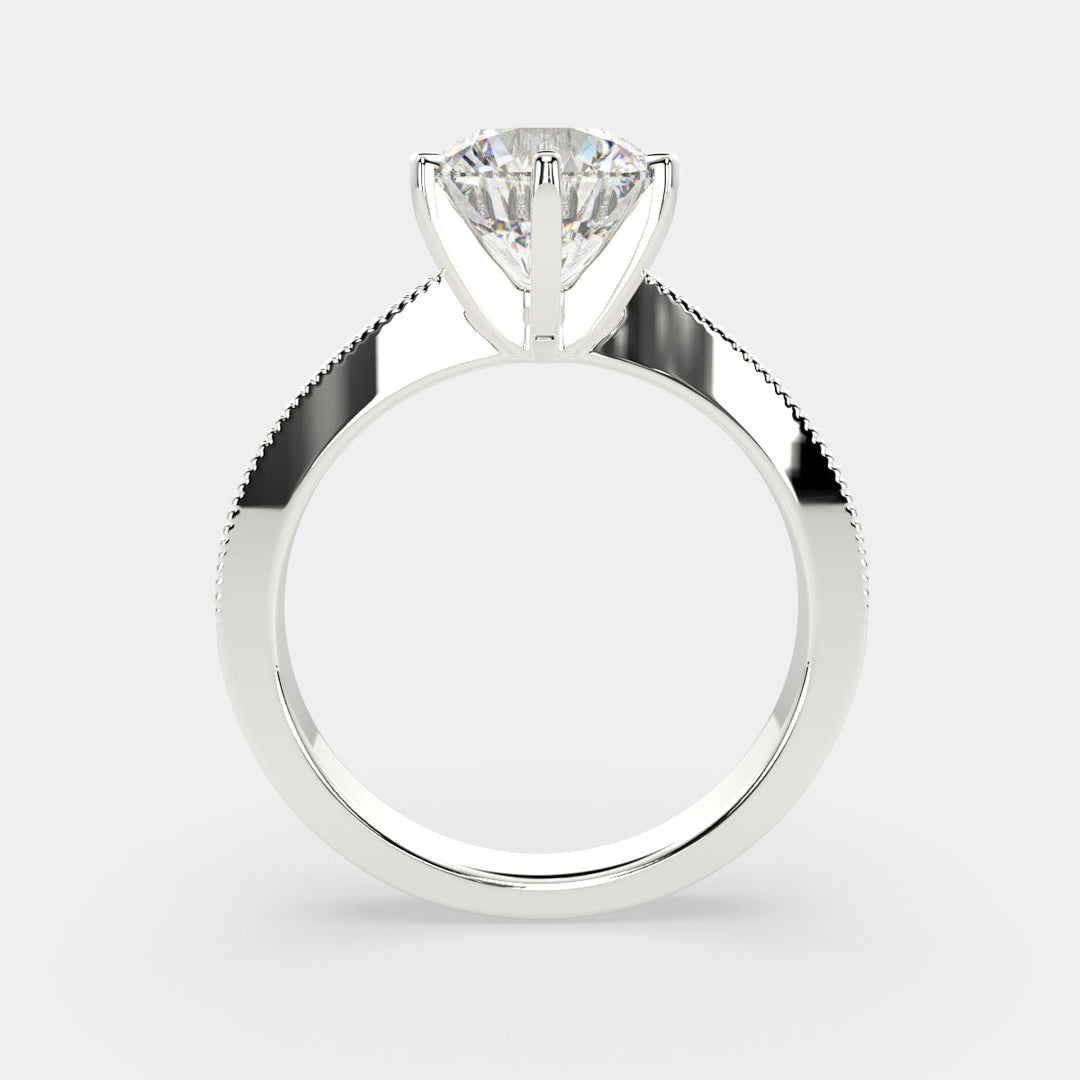 Camilla Round Cut Solitaire Engagement Ring Setting