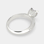 Load image into Gallery viewer, Daria Heart Cut Pave 6 Prong Engagement Ring Setting
