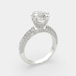 Load image into Gallery viewer, Daria Marquise Cut Pave 6 Prong Engagement Ring Setting
