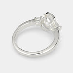 Load image into Gallery viewer, Emilia Oval Cut Trilogy 3 Stone Engagement Ring Setting
