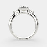 Load image into Gallery viewer, Emilia Radiant Cut Trilogy 3 Stone Engagement Ring Setting
