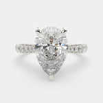 Load image into Gallery viewer, Federica Pear Cut 4 Prong Engagement Ring Setting
