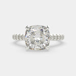 Load image into Gallery viewer, Ginevra Cushion Cut Tapered Engagement Ring Setting
