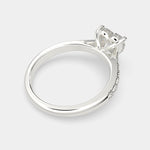 Load image into Gallery viewer, Ginevra Heart Cut Tapered Engagement Ring Setting
