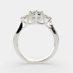 Load image into Gallery viewer, Hana Heart Cut 3 Stone Engagement Ring Setting
