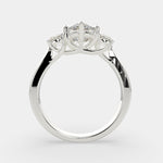 Load image into Gallery viewer, Hana Marquise Cut 3 Stone Engagement Ring Setting
