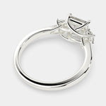 Load image into Gallery viewer, Hana Princess Cut 3 Stone Engagement Ring Setting
