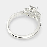 Load image into Gallery viewer, Hana Radiant Cut 3 Stone Engagement Ring Setting
