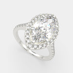 Load image into Gallery viewer, Isadora Marquise Cut Halo Pave Engagement Ring Setting
