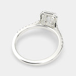 Load image into Gallery viewer, Isadora Radiant Cut Halo Pave Engagement Ring Setting
