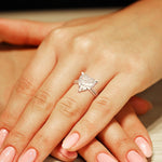 Load image into Gallery viewer, Juliana Heart Cut Classic Solitaire Engagement Ring Setting
