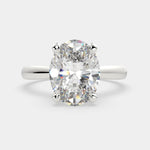 Load image into Gallery viewer, Juliana Oval Cut Classic Solitaire Engagement Ring Setting
