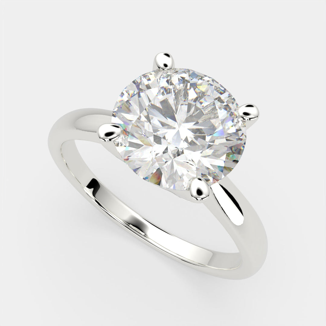 Juliana Round Cut Classic Solitaire Engagement Ring Setting