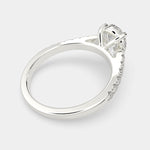 Load image into Gallery viewer, Karina Pear Cut Pave 6 Prong Engagement Ring Setting

