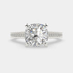 Load image into Gallery viewer, Martina Cushion Cut Pave Engagement Ring Setting
