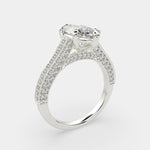 Load image into Gallery viewer, Martina Marquise Cut Pave Engagement Ring Setting
