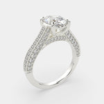 Load image into Gallery viewer, Martina Oval Cut Pave Engagement Ring Setting
