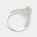 Load image into Gallery viewer, Martina Oval Cut Pave Engagement Ring Setting
