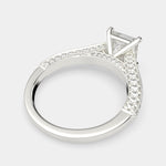 Load image into Gallery viewer, Martina Princess Cut Pave Engagement Ring Setting
