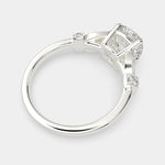 Load image into Gallery viewer, Nadia Cushion Cut Pave Milgrain Engagement Ring Setting
