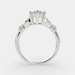 Load image into Gallery viewer, Nadia Marquise Cut Pave Milgrain Engagement Ring Setting
