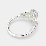 Load image into Gallery viewer, Nadia Pear Cut Pave Milgrain Engagement Ring Setting
