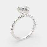 Load image into Gallery viewer, Renata Heart Cut Solitaire Rope Engagement Ring Setting
