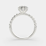 Load image into Gallery viewer, Renata Heart Cut Solitaire Rope Engagement Ring Setting
