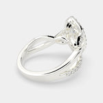 Load image into Gallery viewer, Celestina Marquise Cut Halo Pave Split Shank Engagement Ring Setting
