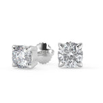Load image into Gallery viewer, Valeria Cushion Cut Stud Earrings
