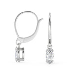 Load image into Gallery viewer, Saniyah Marquise Cut Double Prong Earrings Leverback
