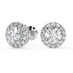 Load image into Gallery viewer, Annabelle Round Cut Stud Earrings
