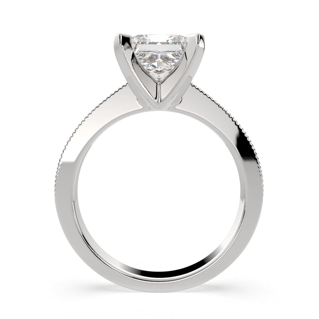 Camilla Princess Cut Solitaire Engagement Ring Setting