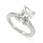 Load image into Gallery viewer, Camilla Radiant Cut Solitaire Engagement Ring Setting

