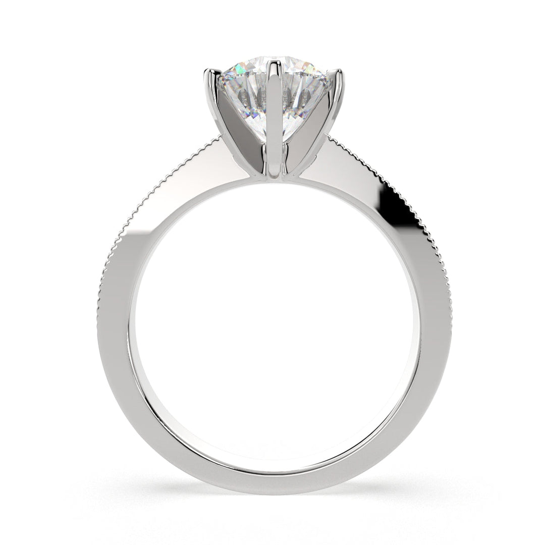 Camilla Round Cut Solitaire Engagement Ring Setting