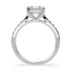 Load image into Gallery viewer, Ginevra Emerald Cut Tapered Engagement Ring Setting
