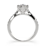 Load image into Gallery viewer, Ginevra Marquise Cut Tapered Engagement Ring Setting

