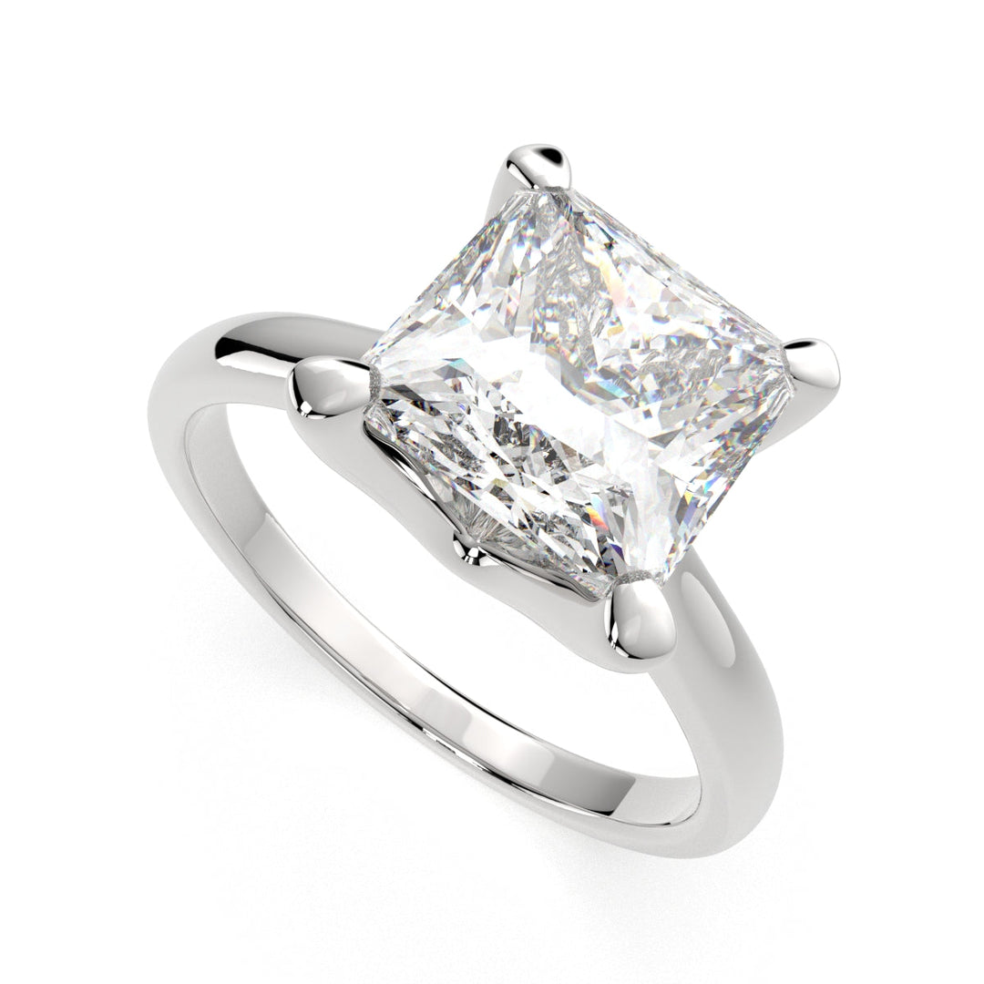 Juliana Princess Cut Classic Solitaire Engagement Ring Setting