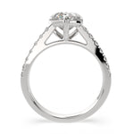 Load image into Gallery viewer, Karina Heart Cut Pave 6 Prong Engagement Ring Setting
