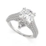 Load image into Gallery viewer, Martina Pear Cut Pave Engagement Ring Setting
