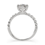 Load image into Gallery viewer, Renata Marquise Cut Solitaire Rope Engagement Ring Setting
