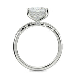 Load image into Gallery viewer, Diana Princess Cut Pave Hidden Halo 4 Prong Claw Set Engagement Ring Setting
