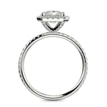 Load image into Gallery viewer, Catalina Radiant Cut Halo 4 Prong Claw Set Engagement Ring

