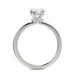 Load image into Gallery viewer, Valeria Round Cut Hidden Halo Solitaire 4 Prong Claw Set Engagement Ring Setting

