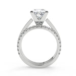 Load image into Gallery viewer, Diana Cathedral Solitaire Princess Cut Diamond Engagement Ring
