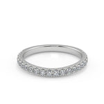 Load image into Gallery viewer, Leah Cathedral Solitaire Round Cut Diamond Engagement Ring
