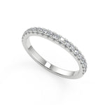 Load image into Gallery viewer, Cloe Cathedral Solitaire Round Cut Diamond Engagement Ring
