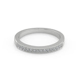 Load image into Gallery viewer, Jessica Four Prong Milgrain Round Cut Diamond Engagement Ring
