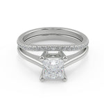Load image into Gallery viewer, Caitlyn Four Prong Princess Cut Diamond Engagement Ring
